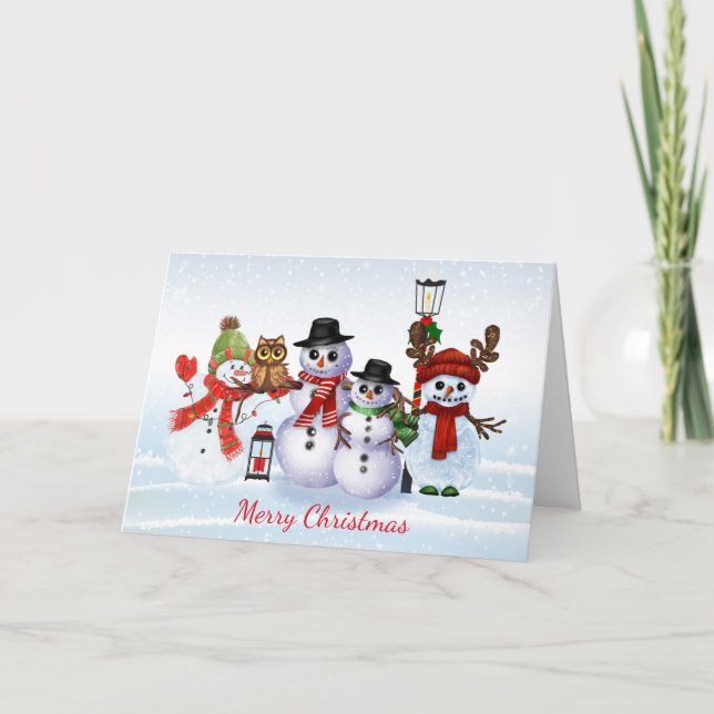 Snowman Christmas Card (Front)