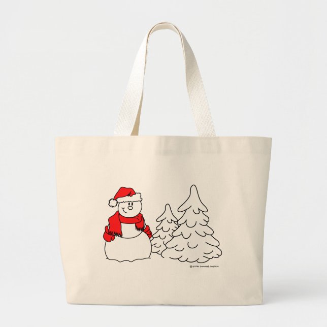 Snowman Christmas Classic Bag (Front)