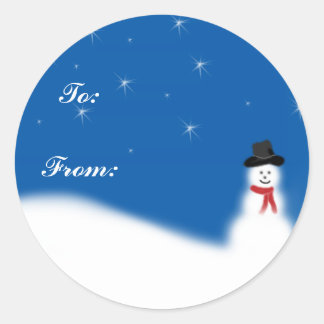 Snowman Christmas Gift Tags