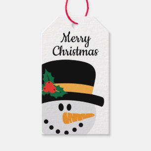 Snowman Christmas Gift Tags