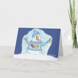Snowman-Christmas Is “Snow” Close Holiday Card