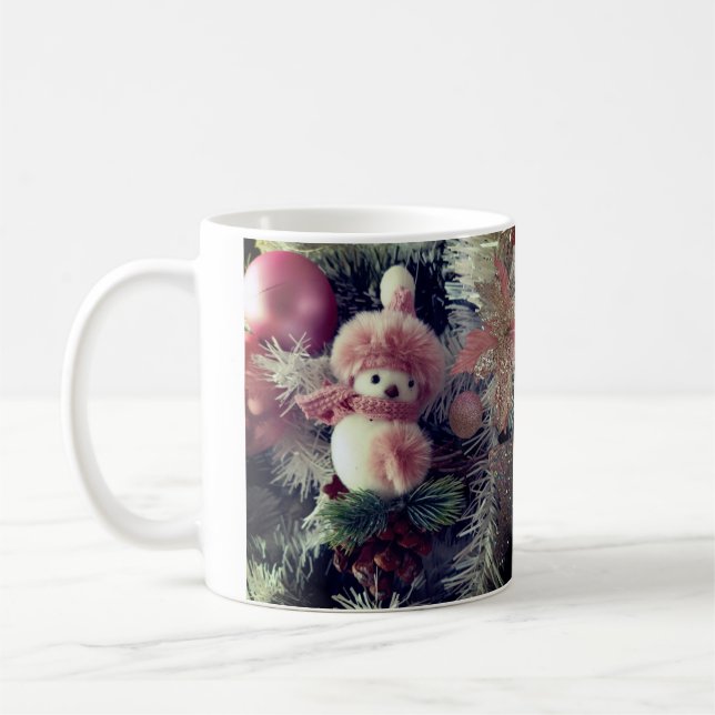 Snowman Christmas Mug – Cosy Winter Cup (Left)