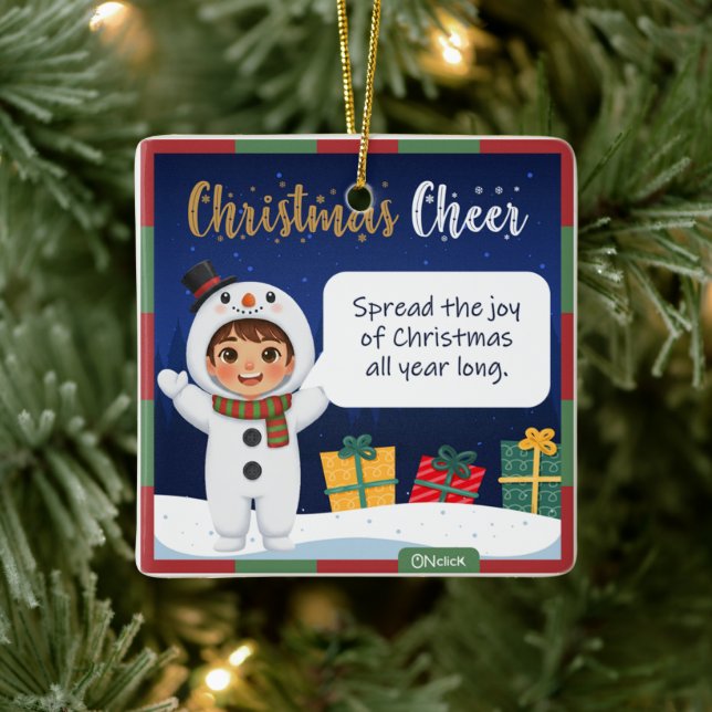 Snowman Christmas Ornament (Tree)