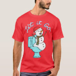 Snowman Christmas T-Shirt<br><div class="desc">Snowman Christmas .Awesome Great Funny Souvenir Present Matching Family Clothing Couple Outfit Apparel for mum,  dad,  brother,  sister,  wife,  husband,  son,  daughter,  pops,  mama,  papa,  grandpa,  grandma aunt uncle his hers him ladies.</div>