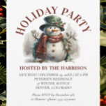 Snowman Christmas Vintage Wishes Paper Plate Invitation<br><div class="desc">Snowman Cute Watercolor Christmas Wishes Convenience is key during this busy season! Visit our Zazzle store to explore the complete Snowman Cute Watercolor Christmas Wishes collection. With just a few clicks, you can have these delightful designs delivered right to your doorstep. If you need any further customisation please feel free...</div>