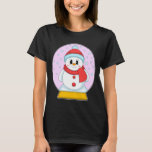 Snowman Christmas Winter time T-Shirt<br><div class="desc">This design is the perfect gift for a birthday,  Christmas and other celebrations. It is suitable for women,  men and kids.</div>
