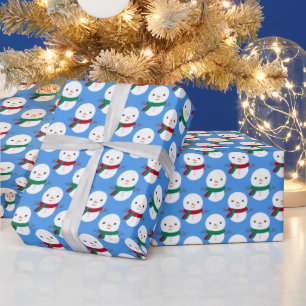 Snowman Christmas Wrapping Paper
