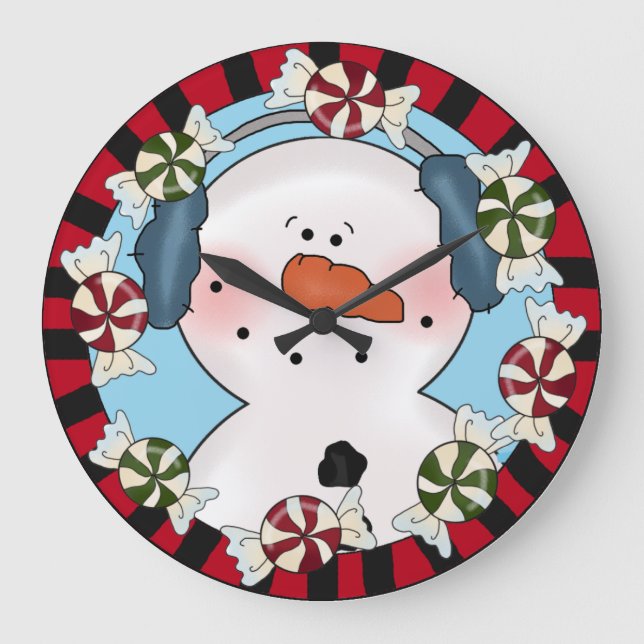 Snowman Clock (Front)