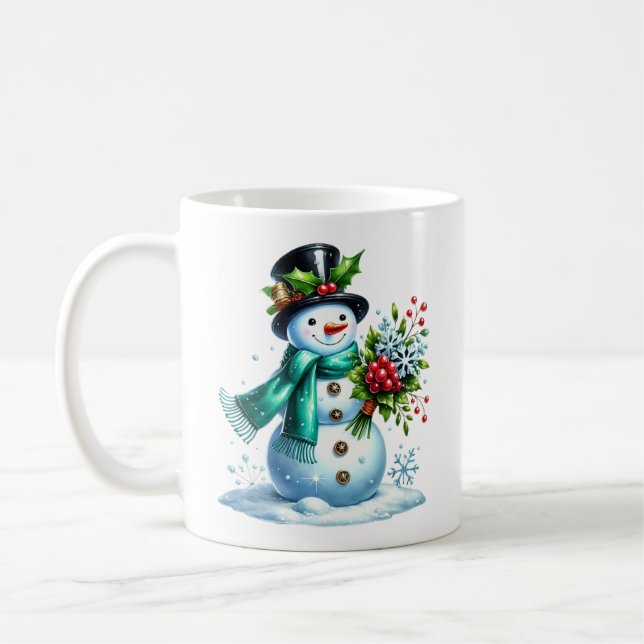 Snowman Coffee Mug (Left)
