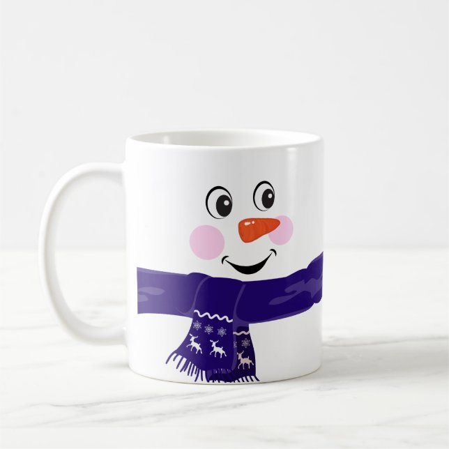 Snowman Coffee Mug (Left)