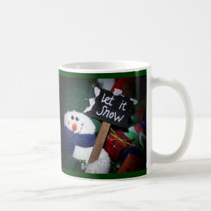 snowman coffee mug