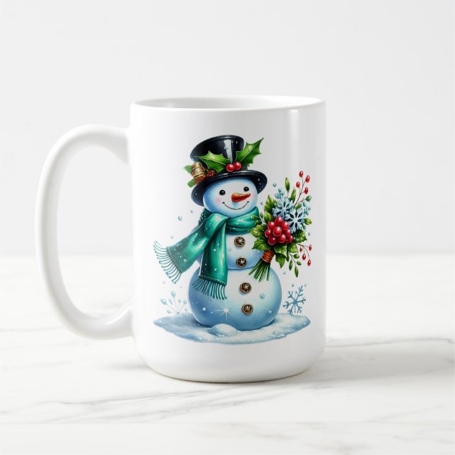 Snowman Coffee Mug (Left)