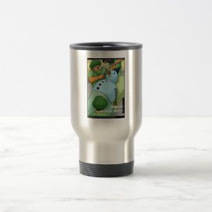 Snowman Cosmetic Surgery Funny Gifts Tees Cards Travel Mug