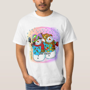 Snowman Couple T-Shirt