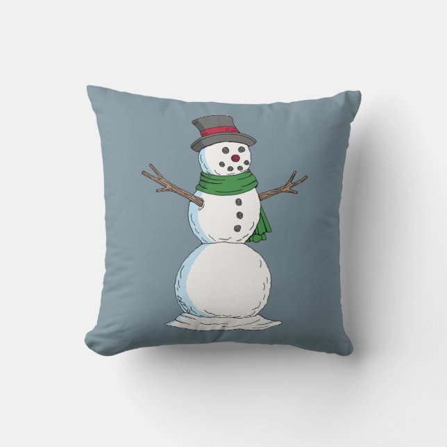 Snowman Cushion (Front)