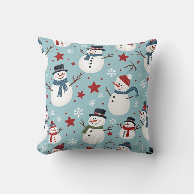  Snowman cushion (Front)