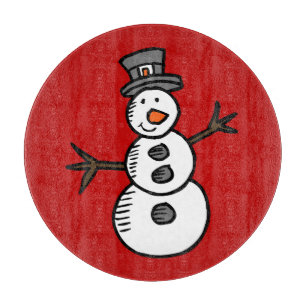 Snowman Cutting Board