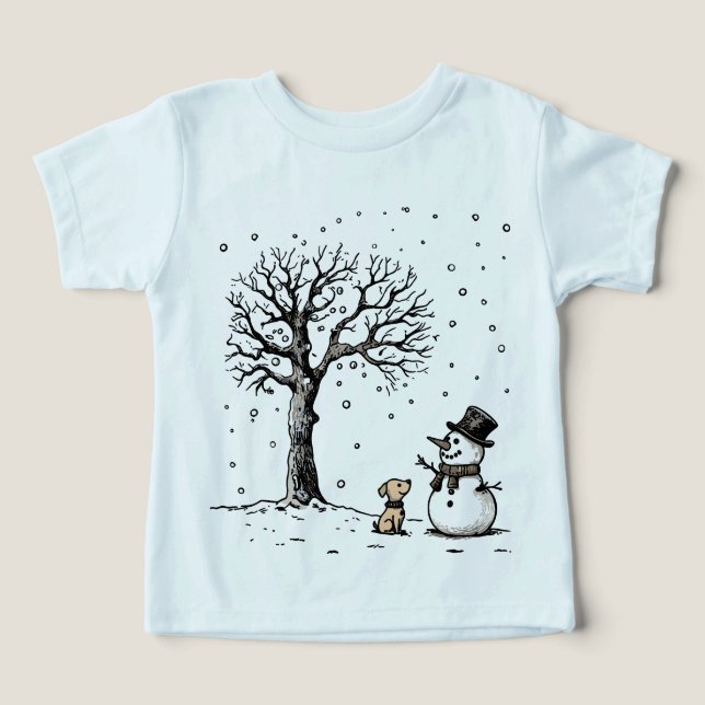 Snowman & Dog: Winter’s Friendship (Design Front)