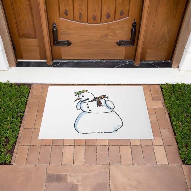 Snowman doormat (Outdoor)