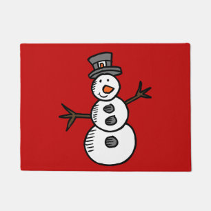 Snowman Doormat