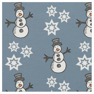 Snowman Fabric