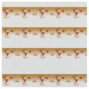 Snowman Fabric