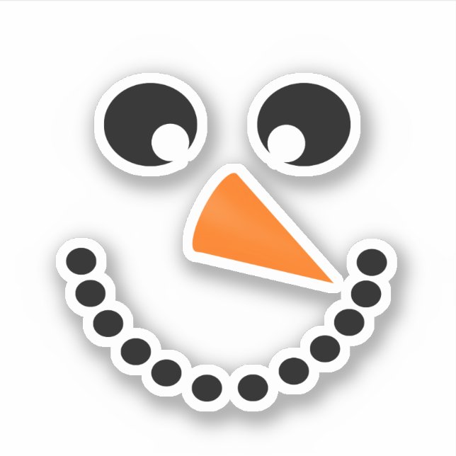 Snowman Face Christmas (Front)