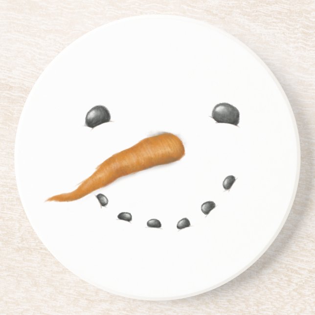 SNOWMAN FACE COASTER (Front)