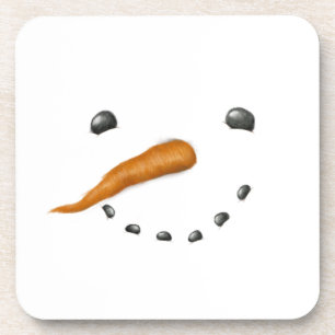 SNOWMAN FACE COASTER