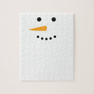Snowman Face Jigsaw Puzzle
