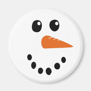 Snowman Face Magnet