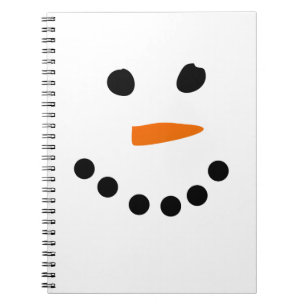 Snowman Face Notebook