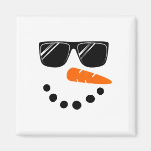 Snowman Face Shirt Boys Kids Toddler Gle Christmas Magnet