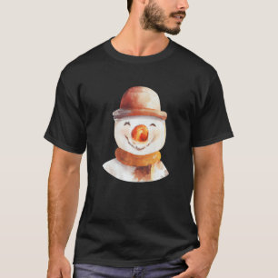Snowman Face T-Shirt