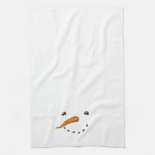 SNOWMAN FACE TEA TOWEL