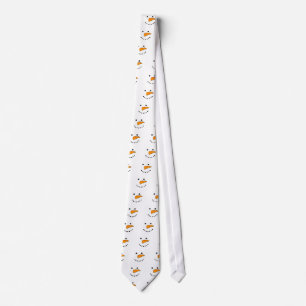 Snowman Face Tie