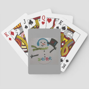 SNOWMAN FAITH PLAYING CARDS