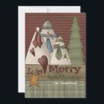 Snowman Family Christmas Cards<br><div class="desc"></div>