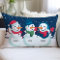 Snowman Family Name Cute Christmas Holiday