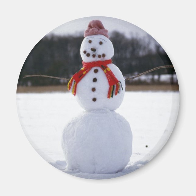 Snowman Field Magnet (Front)