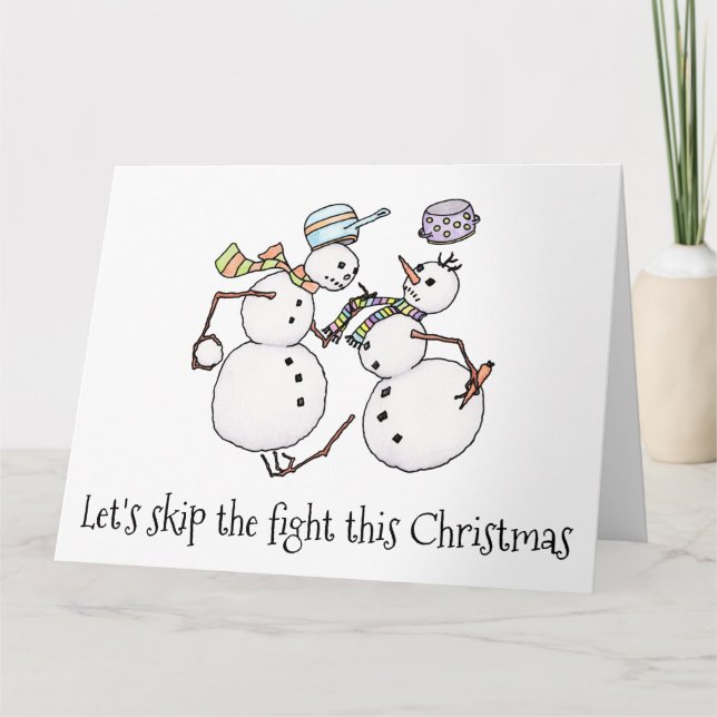 Snowman fight card (Front)