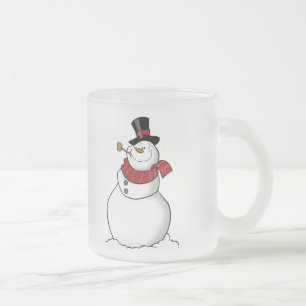 Snowman Frosted Mug