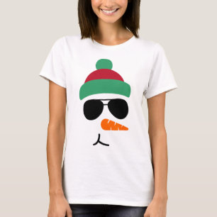 Snowman Funny Christmas Sungles T-Shirt