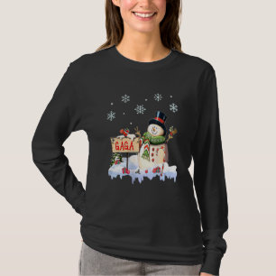 Snowman Gaga Freeze Christmas Party Xmas T-Shirt