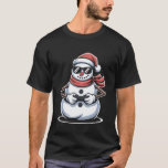 Snowman Gamer Christmas Holiday Video Games Gaming T-Shirt<br><div class="desc">Snowman Gamer Christmas Holiday Video Games Gaming Xmas</div>