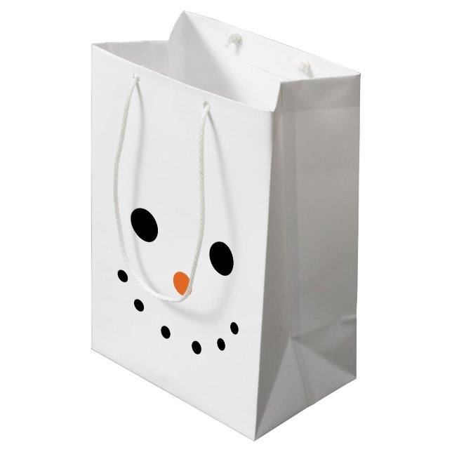Snowman Gift Bag (Front Angled)