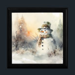 Snowman Gift Box<br><div class="desc">This is an AI image I created using Midjourney.</div>
