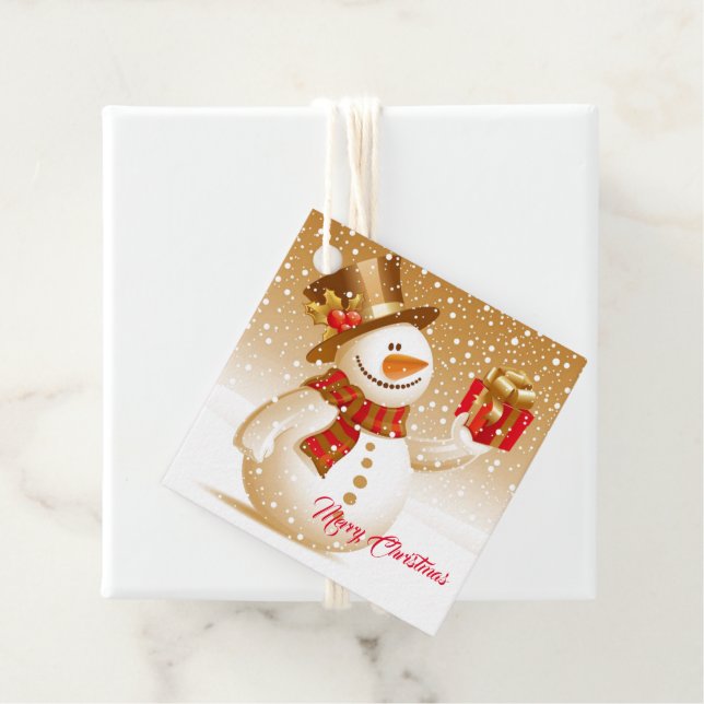Snowman Gift Tag (In Situ)