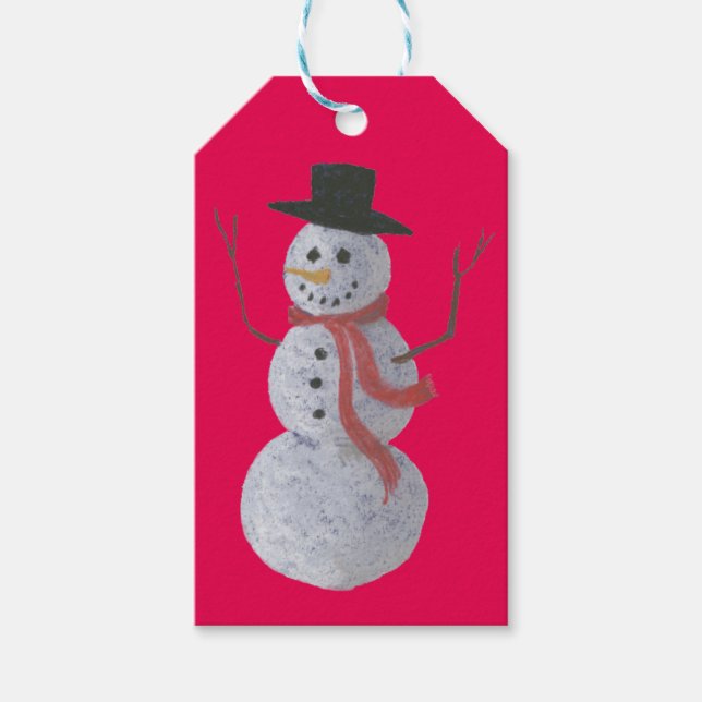 Snowman Gift Tags (Front)