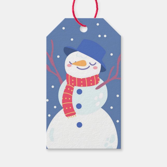 Snowman Gift Tags (Front)